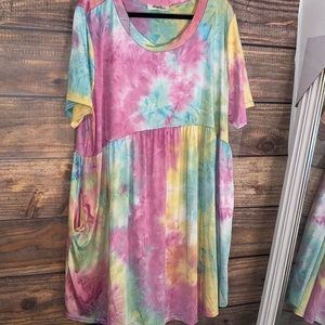 Haptics Tie Dye Dress